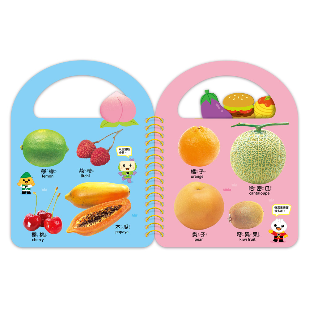 FOOD超人認知手提書-美味食物